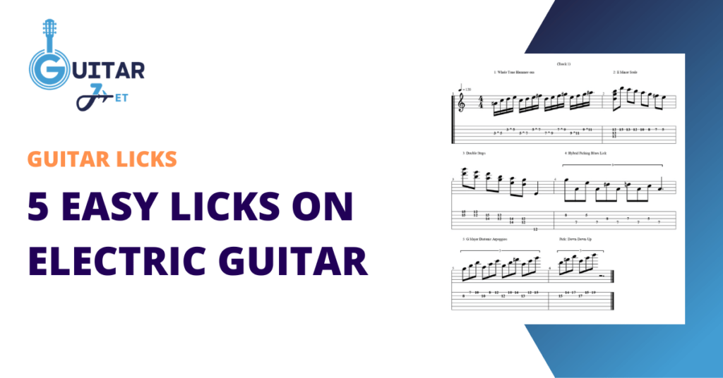 5 Easy Licks on Guitar Featured Image
